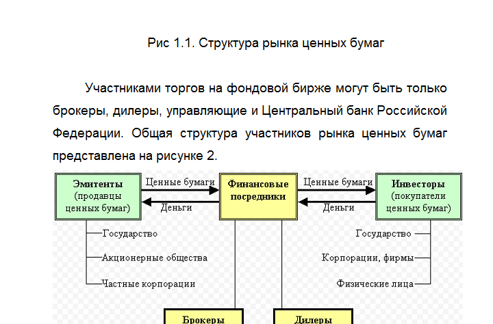 Дипломная работа по теме Инструменты российского рынка ценных бумаг
